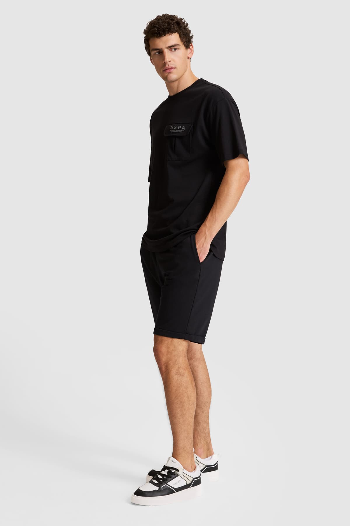 شورت مردانه U.S. Polo Assn. مشکی بافتنی مدل 50327211-VR046 شورت مردانه U.S. Polo Assn. مشکی بافتنی مدل 50327211-VR046