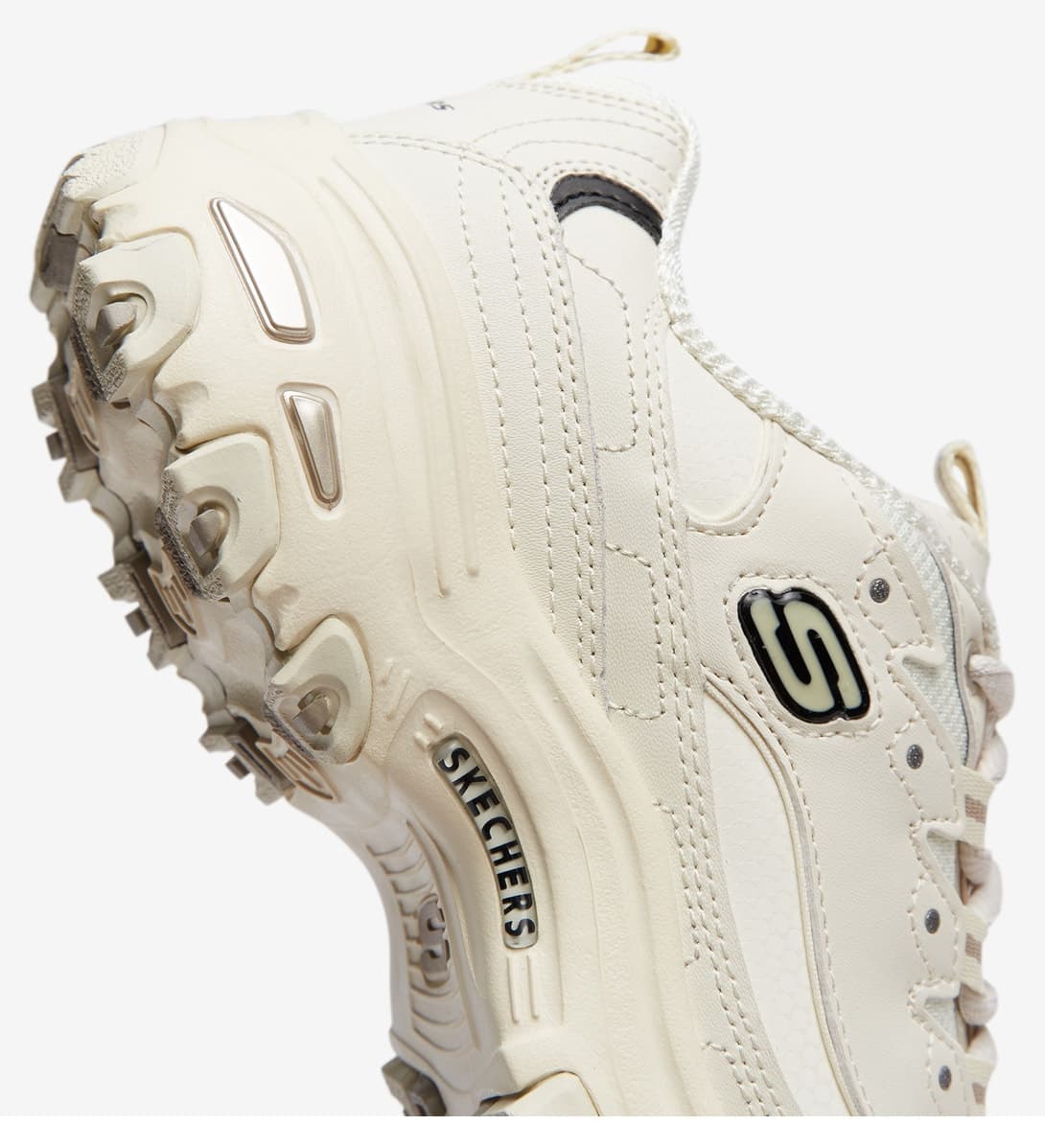 کفش اسنیکرز زنانه Skechers D'lites BIGGEST FAN سفید مدل 11931 OFWT کفش اسنیکرز زنانه Skechers D'lites BIGGEST FAN سفید مدل 11931 OFWT