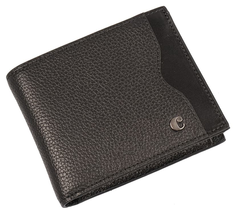 کیف پول مردانه Cacharel چرمی مشکی مدل Ch12662 کیف پول مردانه Cacharel چرمی مشکی مدل Ch12662