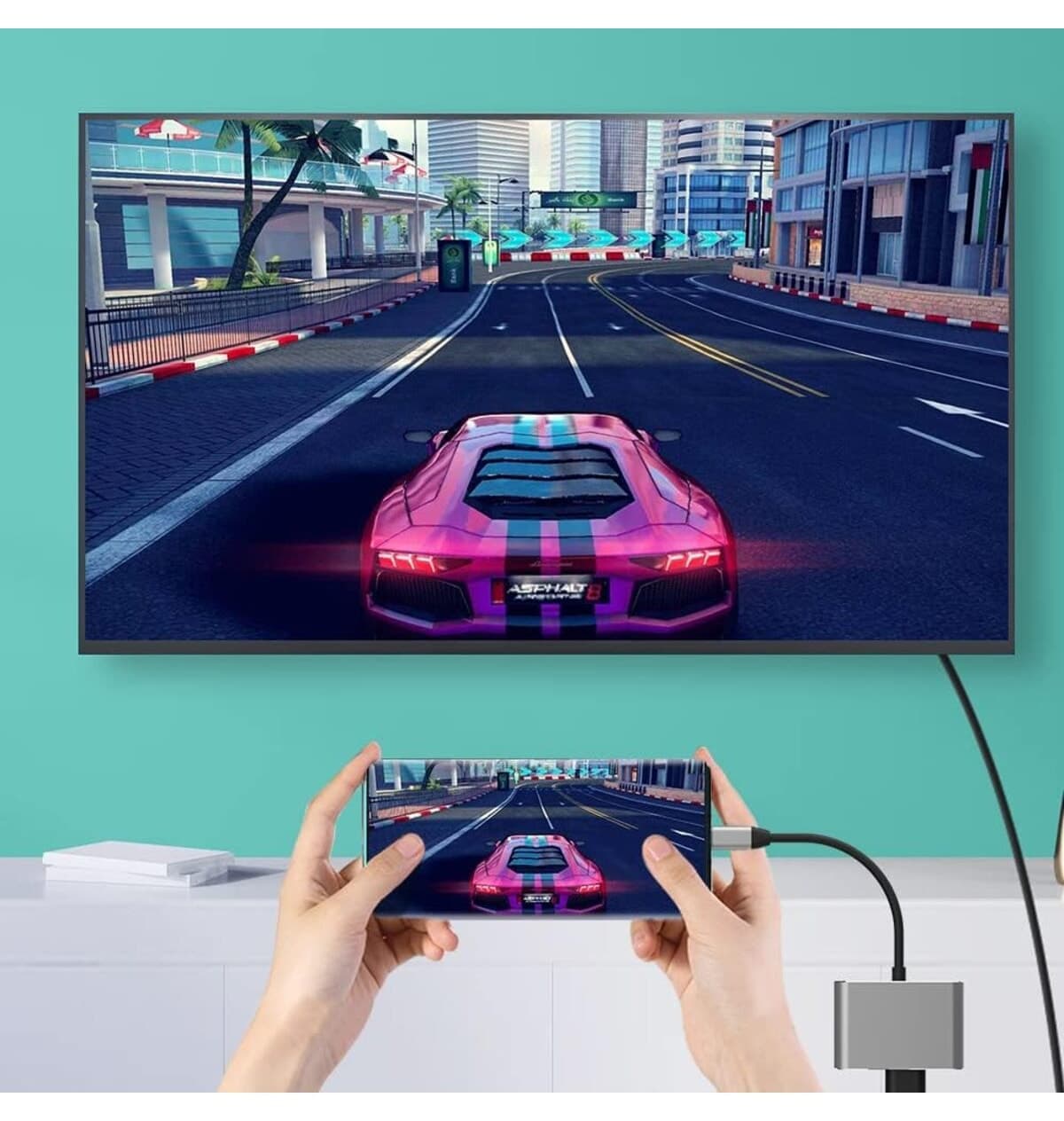 آداپتور Type-C 3in1 Coverzone با HDMI 4K و USB 3.0 مدل TC-23 آداپتور Type-C 3in1 Coverzone با HDMI 4K و USB 3.0 مدل TC-23