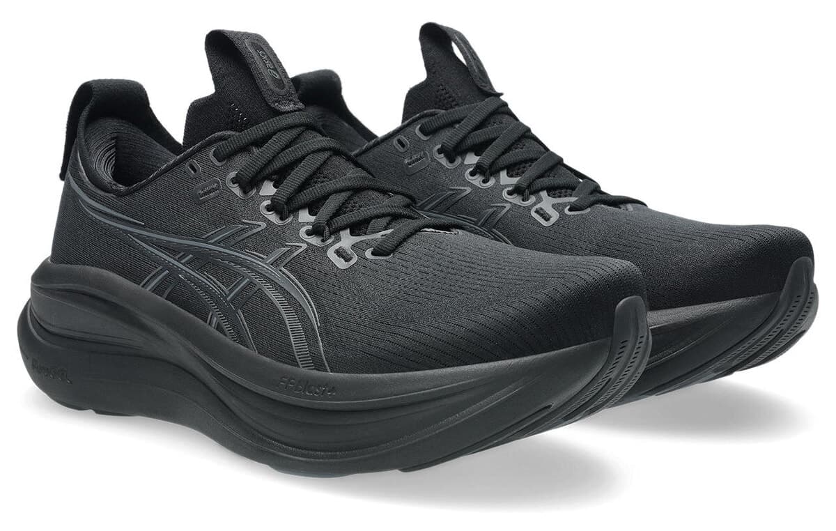 کفش دویدن مردانه Asics مشکی/خاکستری ابسیدین مدل GEL-NIMBUS 28 1011C127-001 کفش دویدن مردانه Asics مشکی/خاکستری ابسیدین مدل GEL-NIMBUS 28 1011C127-001