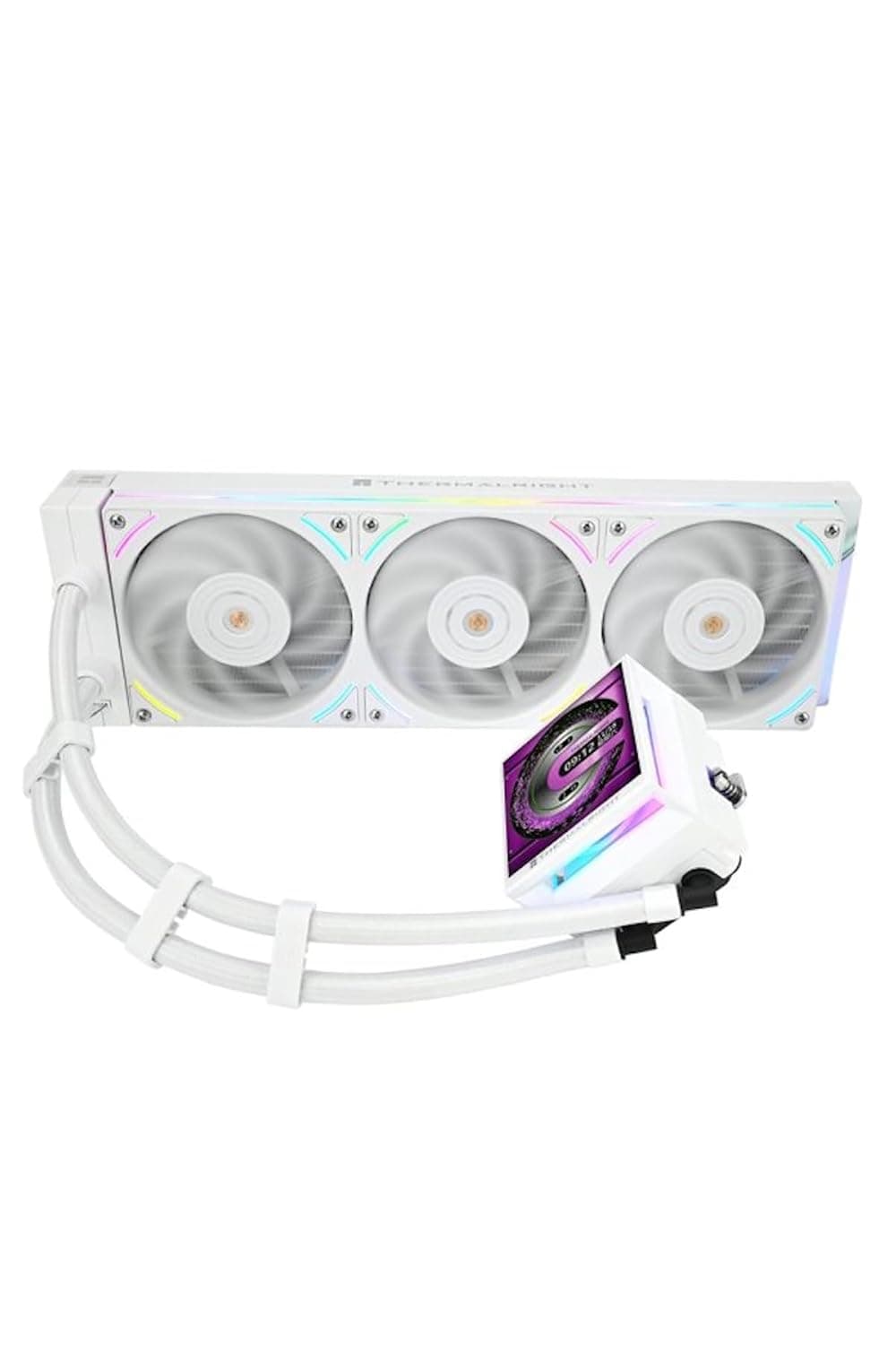 خنککننده مایع پردازنده Thermalright سازگار با Intel-AMD سفید مدل Hyper Vision 360 UB ARGB 360mm خنککننده مایع پردازنده Thermalright سازگار با Intel-AMD سفید مدل Hyper Vision 360 UB ARGB 360mm