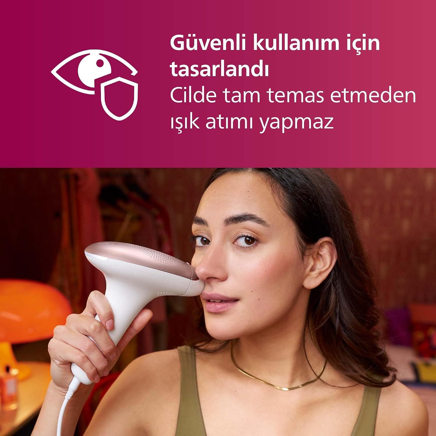 دستگاه لیزر اپیلیشن IPL Philips هد بدن و صورت سفید مدل BRI921/00 دستگاه لیزر اپیلیشن IPL Philips هد بدن و صورت سفید مدل BRI921/00