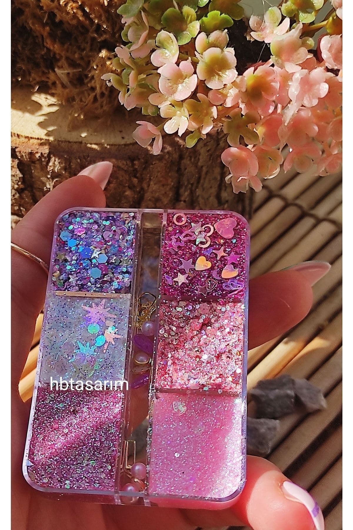 پالت سایه چشم گلیتر و شیمر صورت و بدن hbtasarim صورتی پالت سایه چشم گلیتر و شیمر صورت و بدن hbtasarim صورتی