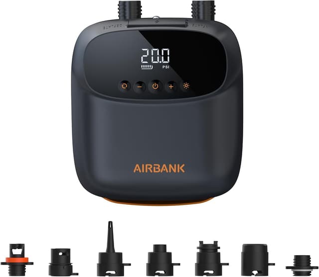 پمپ باد برقی AIRBANK قابل شارژ دو مرحلهای مدل Der Puffer Pro پمپ باد برقی AIRBANK قابل شارژ دو مرحلهای مدل Der Puffer Pro