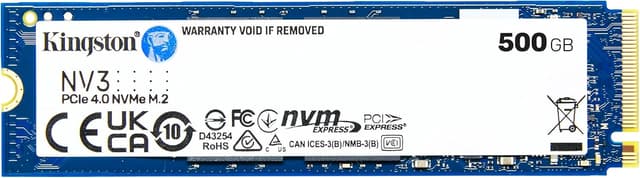 حافظه SSD Kingston NV3 500GB PCI-Express 4.0 5000/3000 MB/s M.2 مدل SNV3S/500G حافظه SSD Kingston NV3 500GB PCI-Express 4.0 5000/3000 MB/s M.2 مدل SNV3S/500G