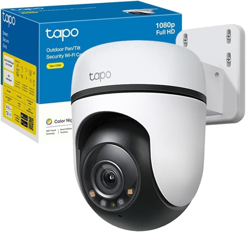 دوربین امنیتی Tapo وایفای فضای باز 1080P ضدآب IP65 مدل C500 دوربین امنیتی Tapo وایفای فضای باز 1080P ضدآب IP65 مدل C500