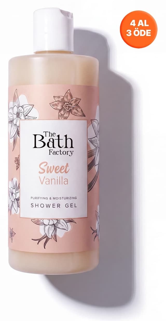ژل دوش THE BATH FACTORY مرطوبکننده و مغذی Sweet Vanilla 400 ml ژل دوش THE BATH FACTORY مرطوبکننده و مغذی Sweet Vanilla 400 ml
