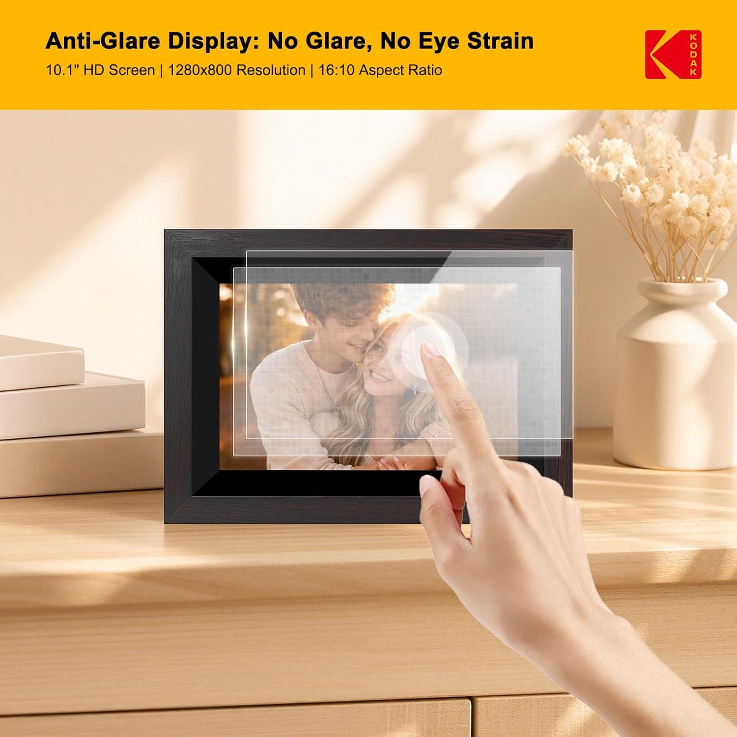 قاب عکس دیجیتال KODAK 10.1 اینچ وایفای 32GB صفحه لمسی IPS 1280x800 قاب عکس دیجیتال KODAK 10.1 اینچ وایفای 32GB صفحه لمسی IPS 1280x800