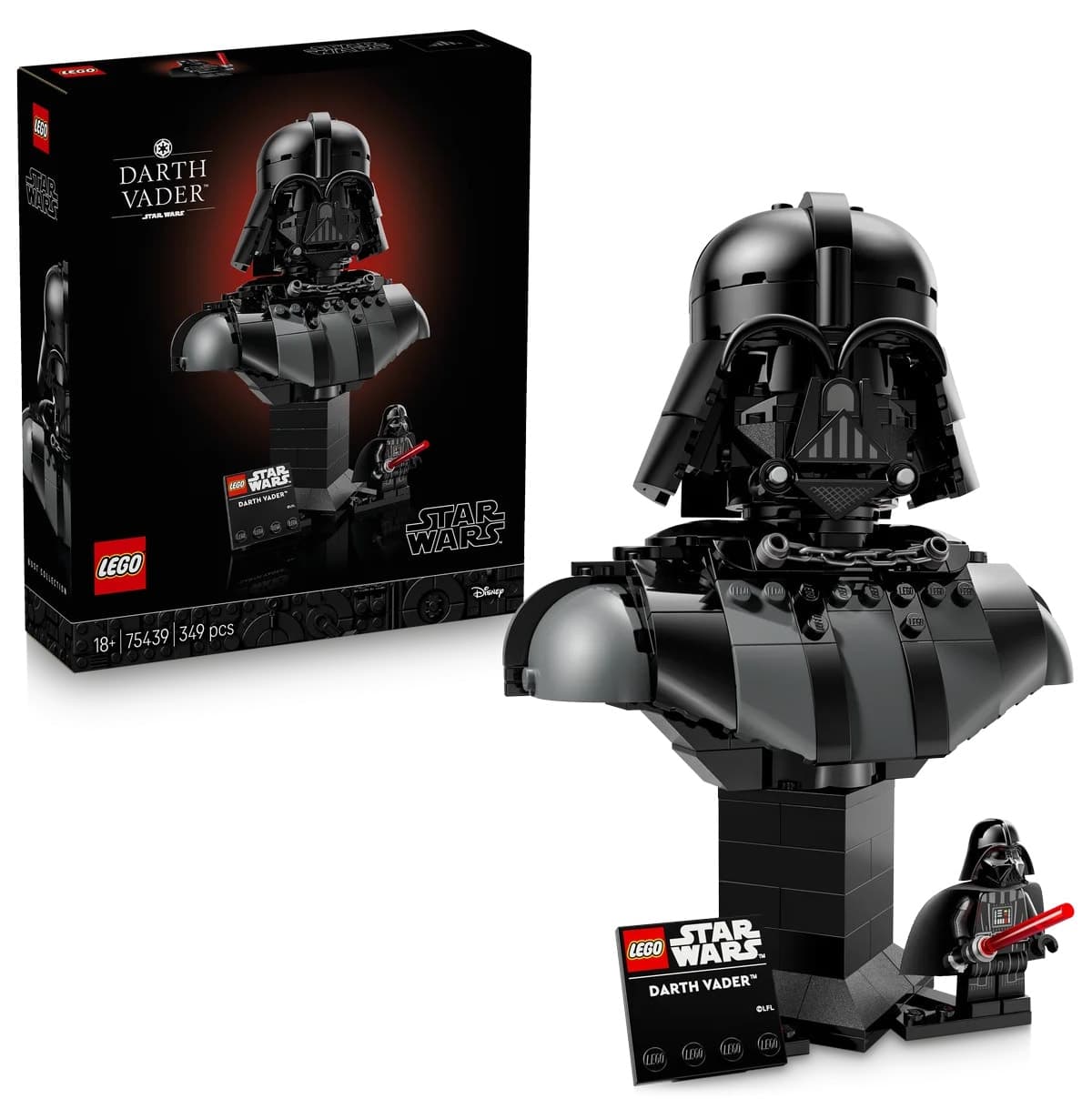 لگو Star Wars™ مدل تزئینی نیمتنه Darth Vader™ از برای بزرگسالان مدل 75439 لگو Star Wars™ مدل تزئینی نیمتنه Darth Vader™ از برای بزرگسالان مدل 75439