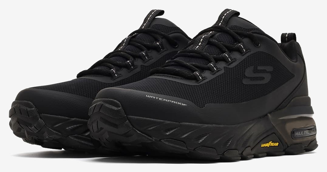 کفش مردانه Skechers سیاه فضای باز MAX PROTECT FAST TRACK مدل 237304 BBK کفش مردانه Skechers سیاه فضای باز MAX PROTECT FAST TRACK مدل 237304 BBK