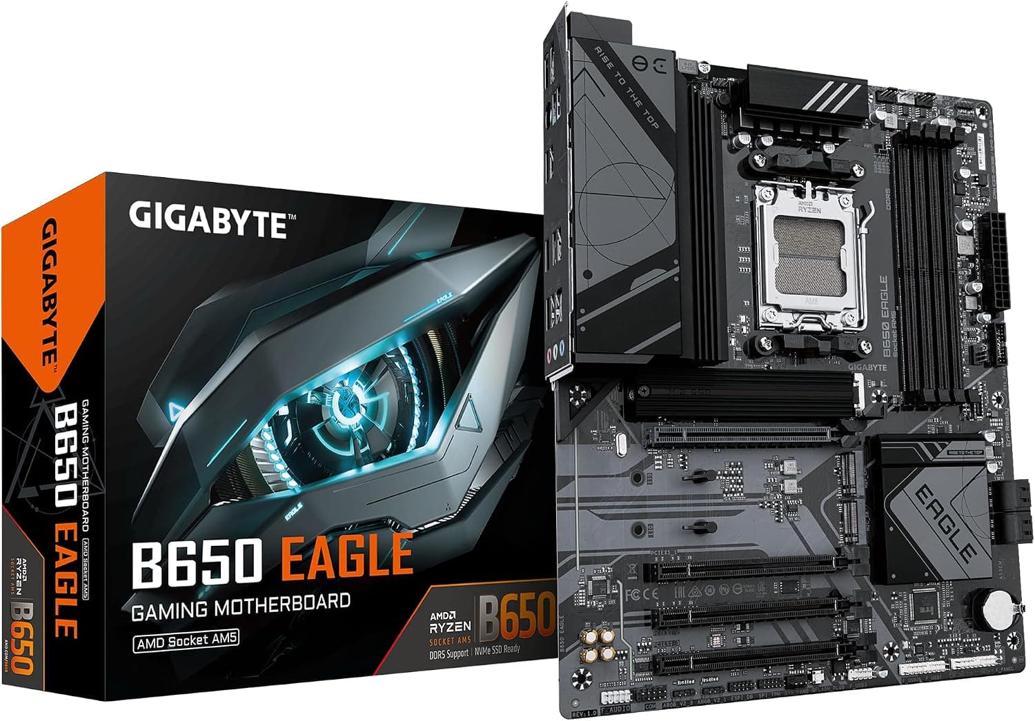 مادربرد GIGABYTE سوکت AMD AM5 چیپست B650 ATX مدل EAGLE مادربرد GIGABYTE سوکت AMD AM5 چیپست B650 ATX مدل EAGLE