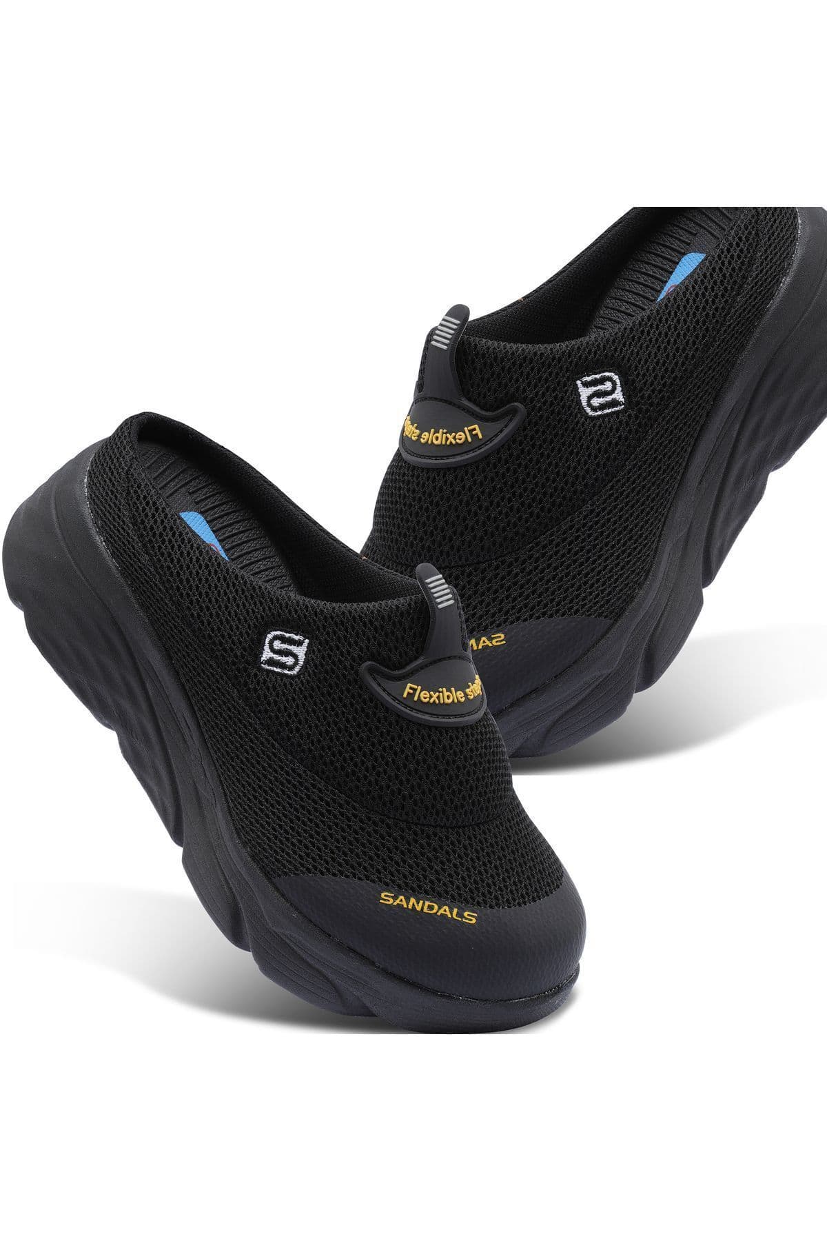 دمپایی زنانه sandal spor ارتوپدی لژدار مشبک مشکی مدل SS001-0278 دمپایی زنانه sandal spor ارتوپدی لژدار مشبک مشکی مدل SS001-0278