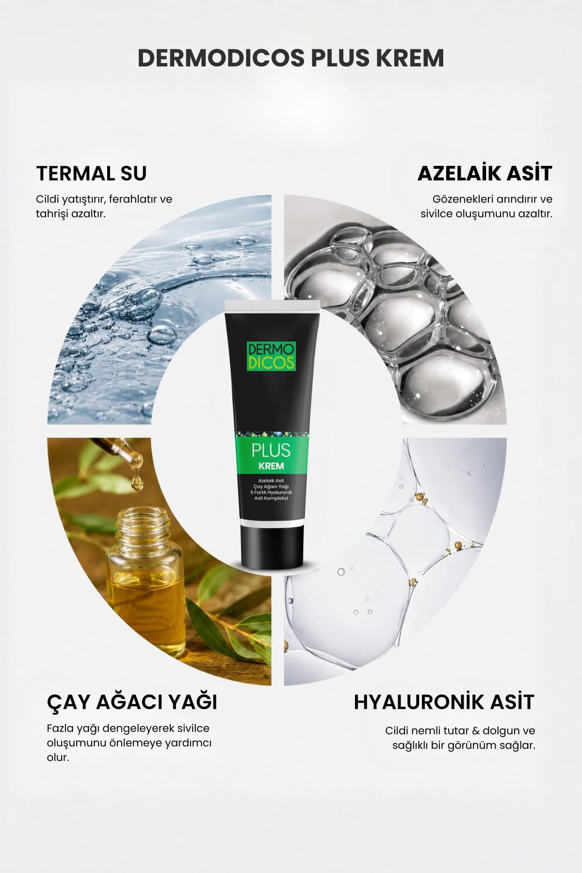 کرم مراقبتی شب TTO Dermodicos Plus حاوی اسید آزلائیک %20 30 ml کرم مراقبتی شب TTO Dermodicos Plus حاوی اسید آزلائیک %20 30 ml