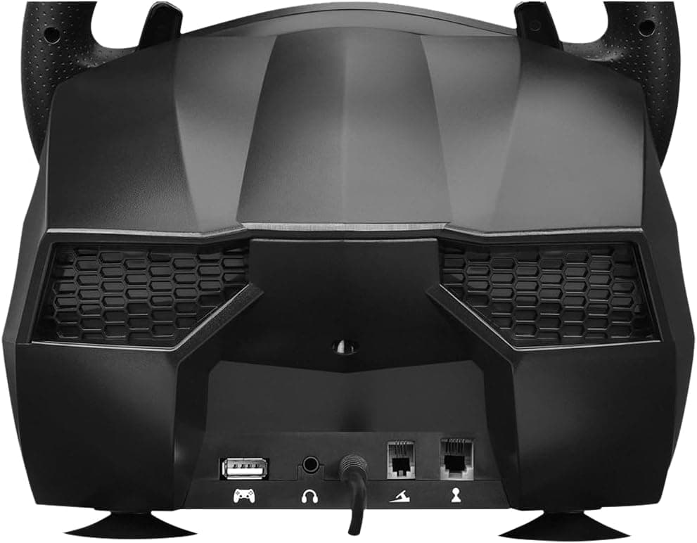 ست فرمان بازی Rampage مدل V902 با 3 پدال سازگار با PC ست فرمان بازی Rampage مدل V902 با 3 پدال سازگار با PC