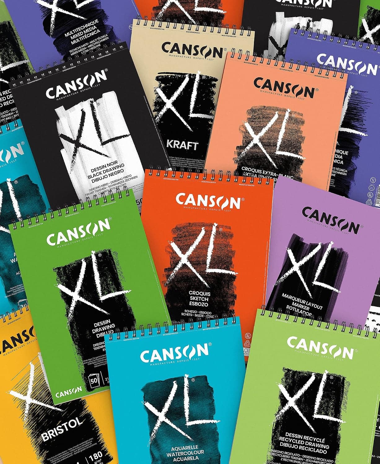 بلوک کاغذ آبرنگ Canson XL Aquarelle وزن 300g قطع A4 30 صفحه بلوک کاغذ آبرنگ Canson XL Aquarelle وزن 300g قطع A4 30 صفحه