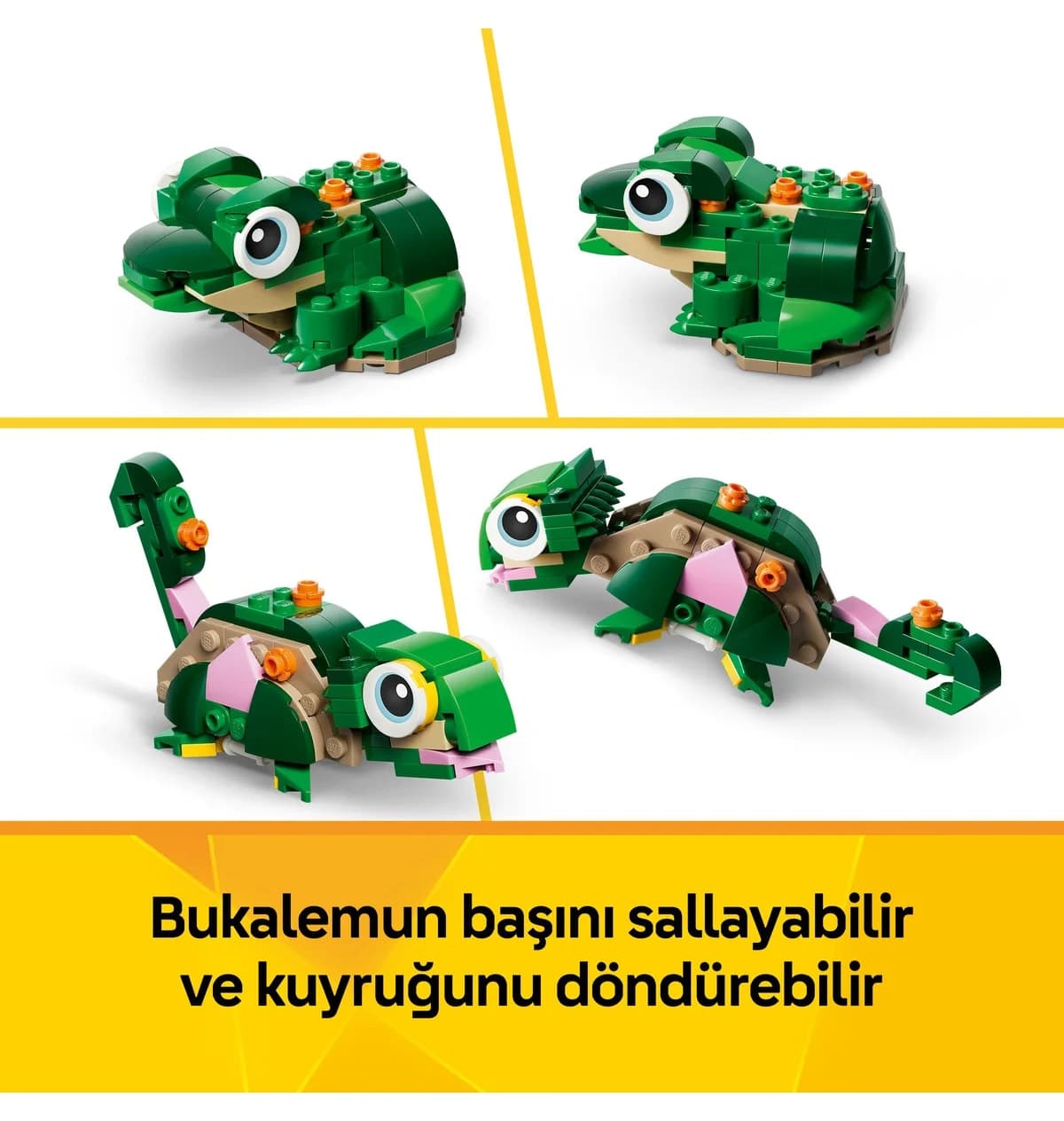 لگو Creator 3’ü 1 Arada مدل 31377، لاکپشت و گل نیلوفر، مناسب 7+ لگو Creator 3’ü 1 Arada مدل 31377، لاکپشت و گل نیلوفر، مناسب 7+