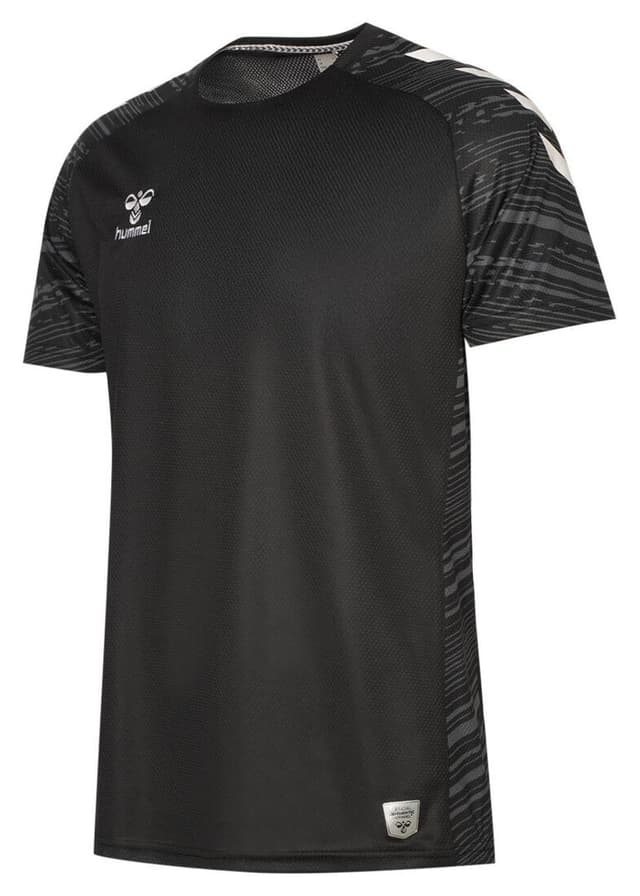 تیشرت مردانه hummel تمرینی مشکی Line تیشرت مردانه hummel تمرینی مشکی Line