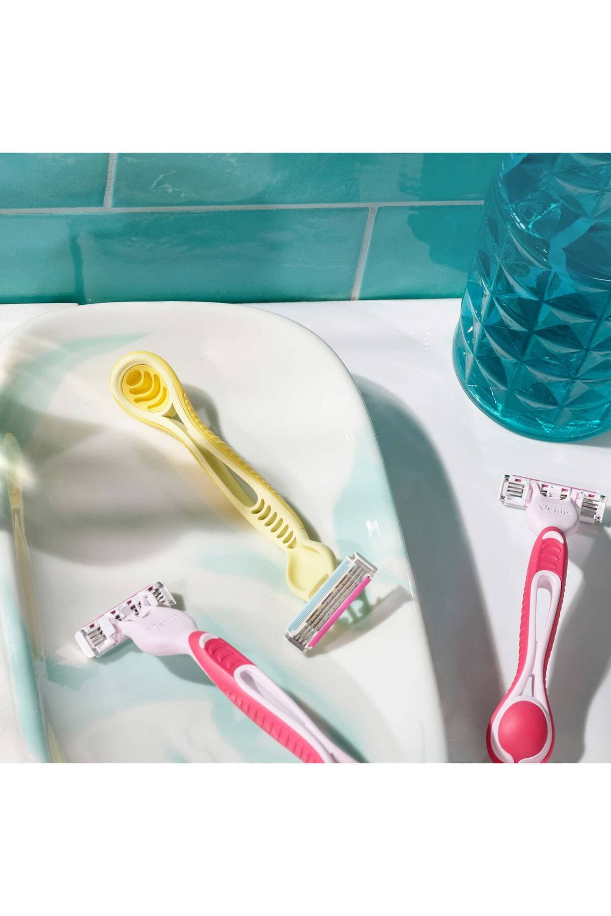 خودتراش یکبارمصرف Gillette Venus Simply Venus دراگونفروت 3 عدد خودتراش یکبارمصرف Gillette Venus Simply Venus دراگونفروت 3 عدد
