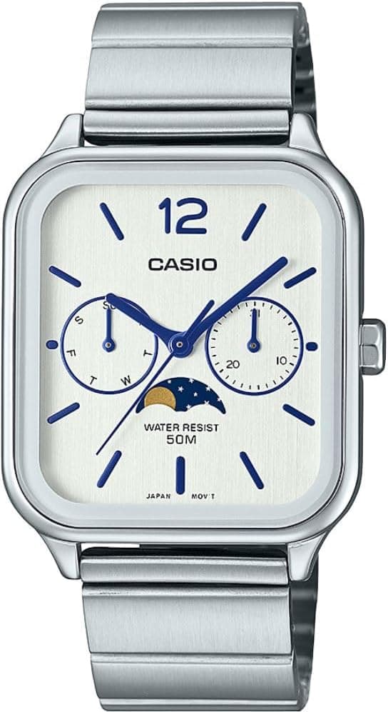 ساعت مچی مردانه Casio آنالوگ خاکستری مدل MTP-M305D-7AVDF ساعت مچی مردانه Casio آنالوگ خاکستری مدل MTP-M305D-7AVDF