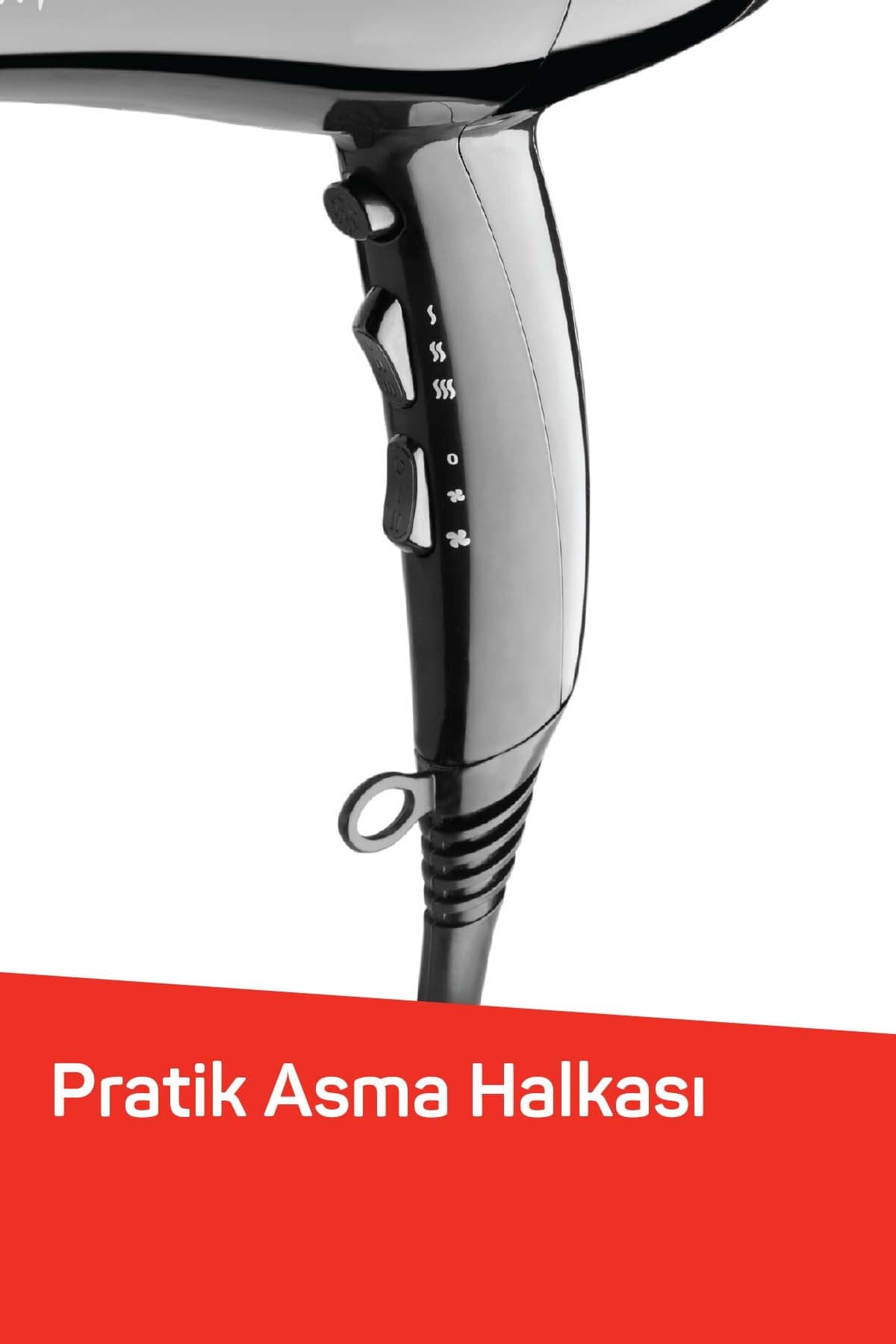 سشوار Arzum با 2 سرعت، 3 حالت دما و سری دیفیوزر 2200W مشکی مدل AR5011 İmaj سشوار Arzum با 2 سرعت، 3 حالت دما و سری دیفیوزر 2200W مشکی مدل AR5011 İmaj