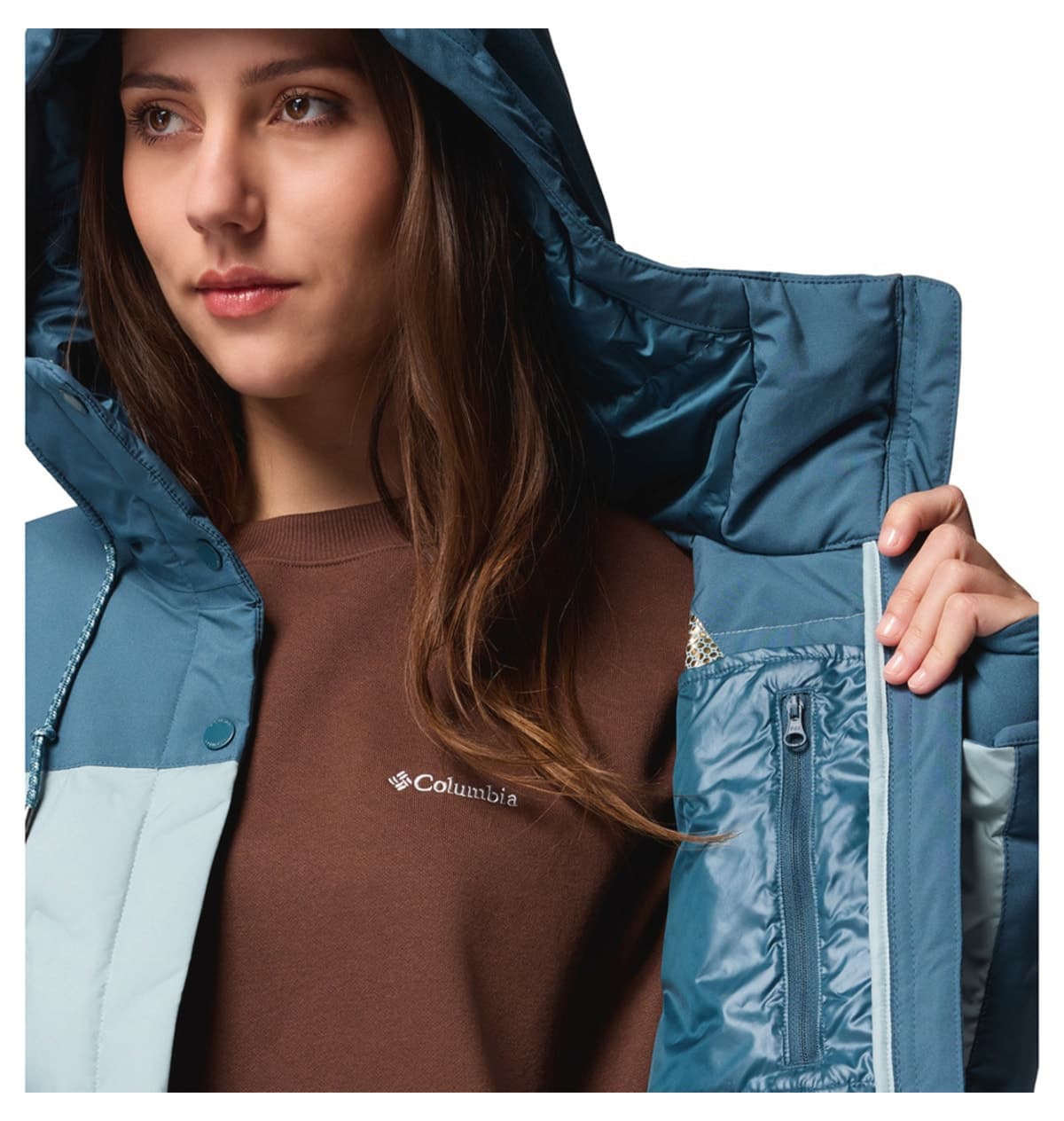 کاپشن زنانه Columbia پرِ غاز Mountain Croo III Mid Down کاپشن زنانه Columbia پرِ غاز Mountain Croo III Mid Down