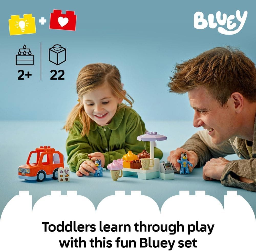 لگو DUPLO سفر بستنی با Bluey مدل 10458 لگو DUPLO سفر بستنی با Bluey مدل 10458