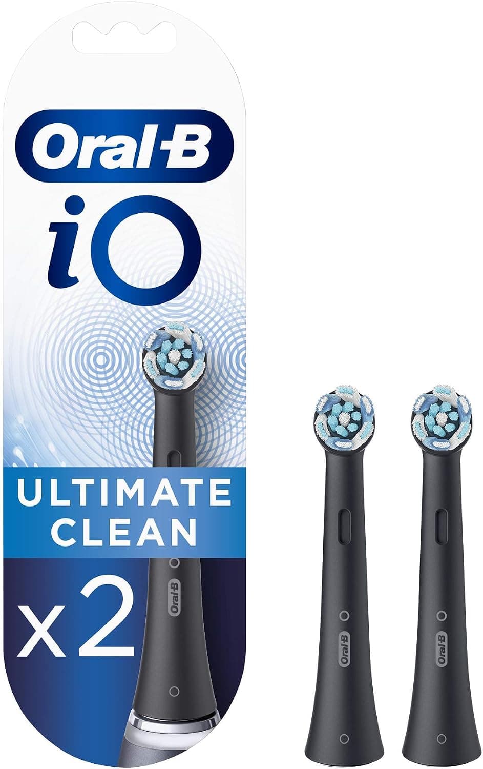 سَری مسواک برقی Oral-B iO با برسهای پیچخورده و زاویهدار، مشکی، بسته 2 عددی سَری مسواک برقی Oral-B iO با برسهای پیچخورده و زاویهدار، مشکی، بسته 2 عددی