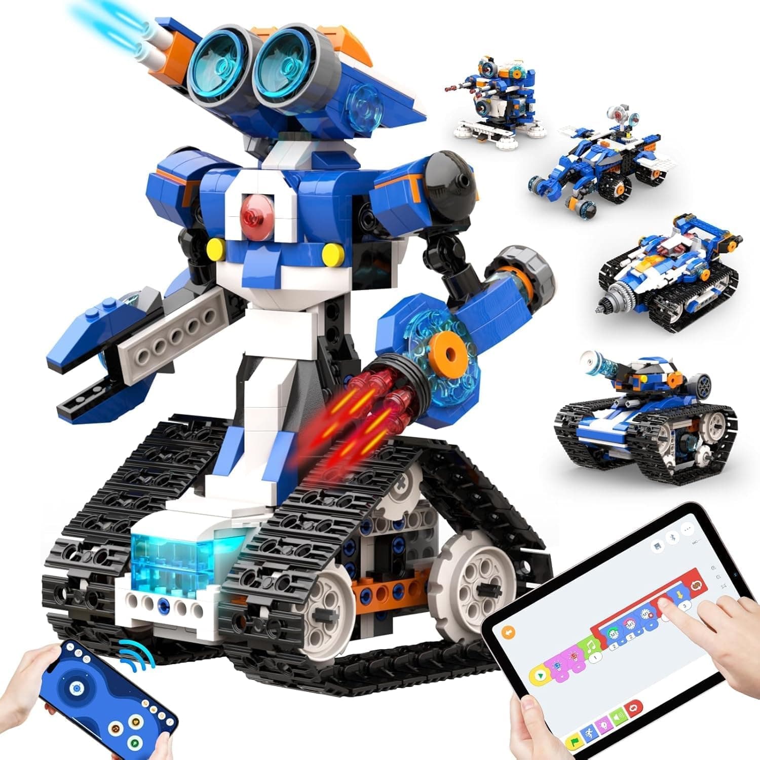 ربات کدنویسی ساختنی Apitor مدل Robot J مناسب کودکان 8 تا 12 سال ربات کدنویسی ساختنی Apitor مدل Robot J مناسب کودکان 8 تا 12 سال