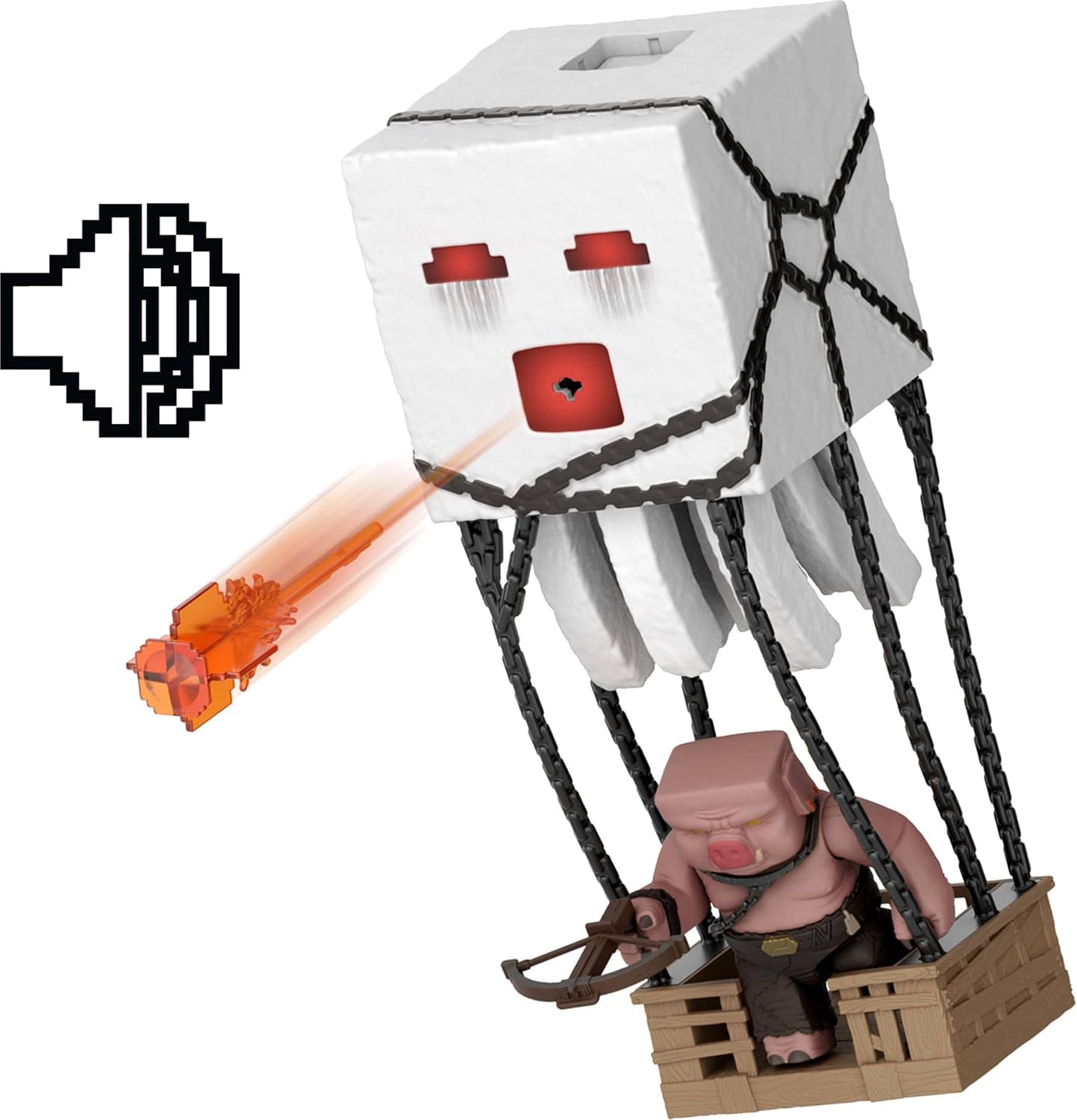 اکشن فیگور Mattel Minecraft الهامگرفته از فیلم نور صدا پرتاب گوی آتشین مدل JFB69 اکشن فیگور Mattel Minecraft الهامگرفته از فیلم نور صدا پرتاب گوی آتشین مدل JFB69
