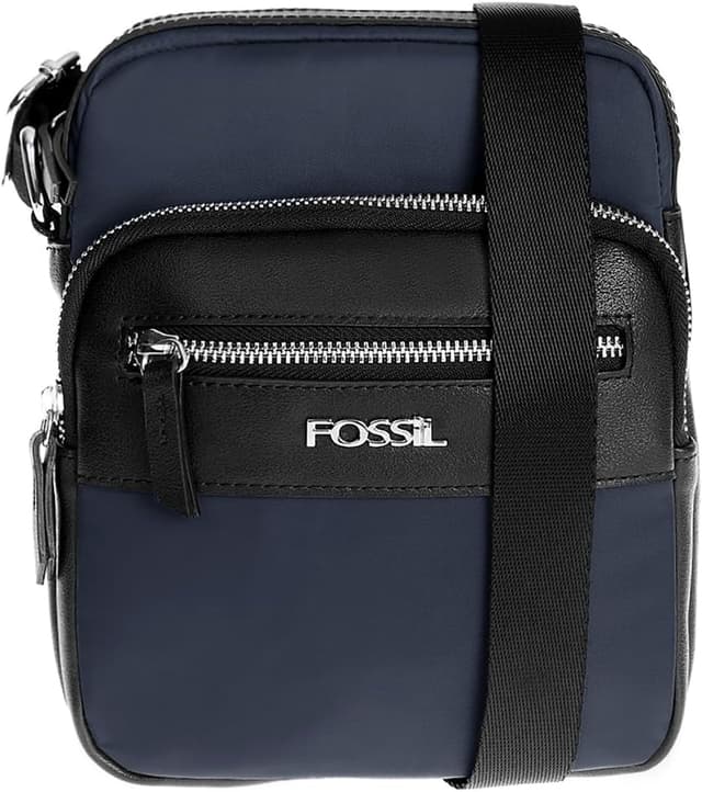 کیف دوشی مردانه چرمی Fossil، تکسایز، سرمهای، مدل 5003144706 کیف دوشی مردانه چرمی Fossil، تکسایز، سرمهای، مدل 5003144706