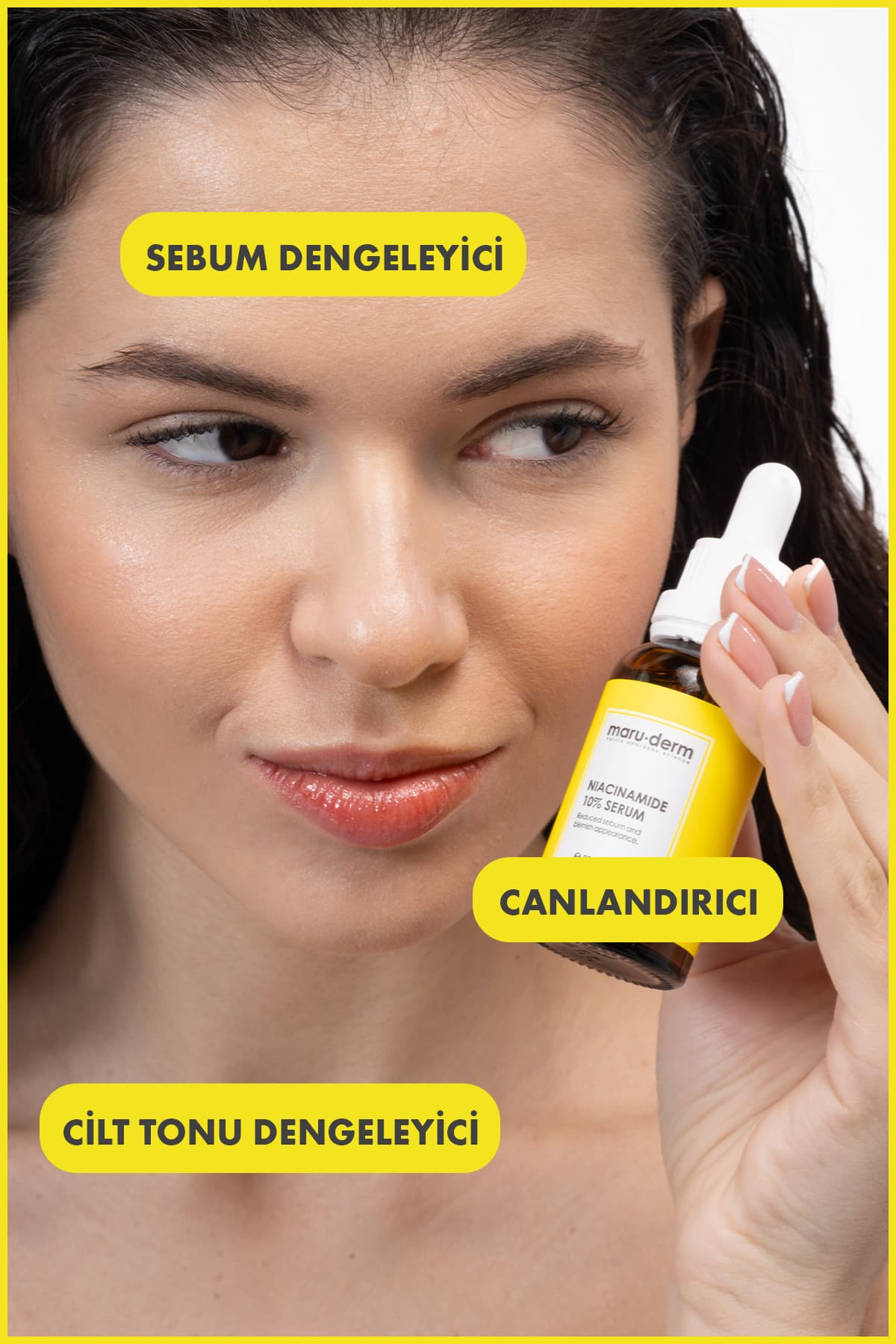 سرم مراقبت از پوست Maru.Derm نیاسینامید %10 + اسید هیالورونیک + پانتنول 30 ML سرم مراقبت از پوست Maru.Derm نیاسینامید %10 + اسید هیالورونیک + پانتنول 30 ML