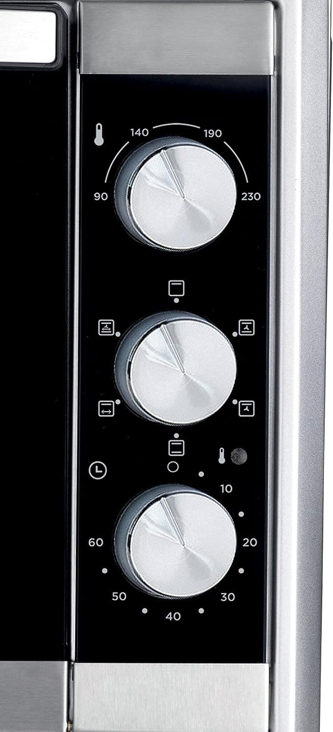 فر توستر Kenwood 45L با ظرفیت بزرگ و همرفتی مدل MOM45 نقرهای فر توستر Kenwood 45L با ظرفیت بزرگ و همرفتی مدل MOM45 نقرهای