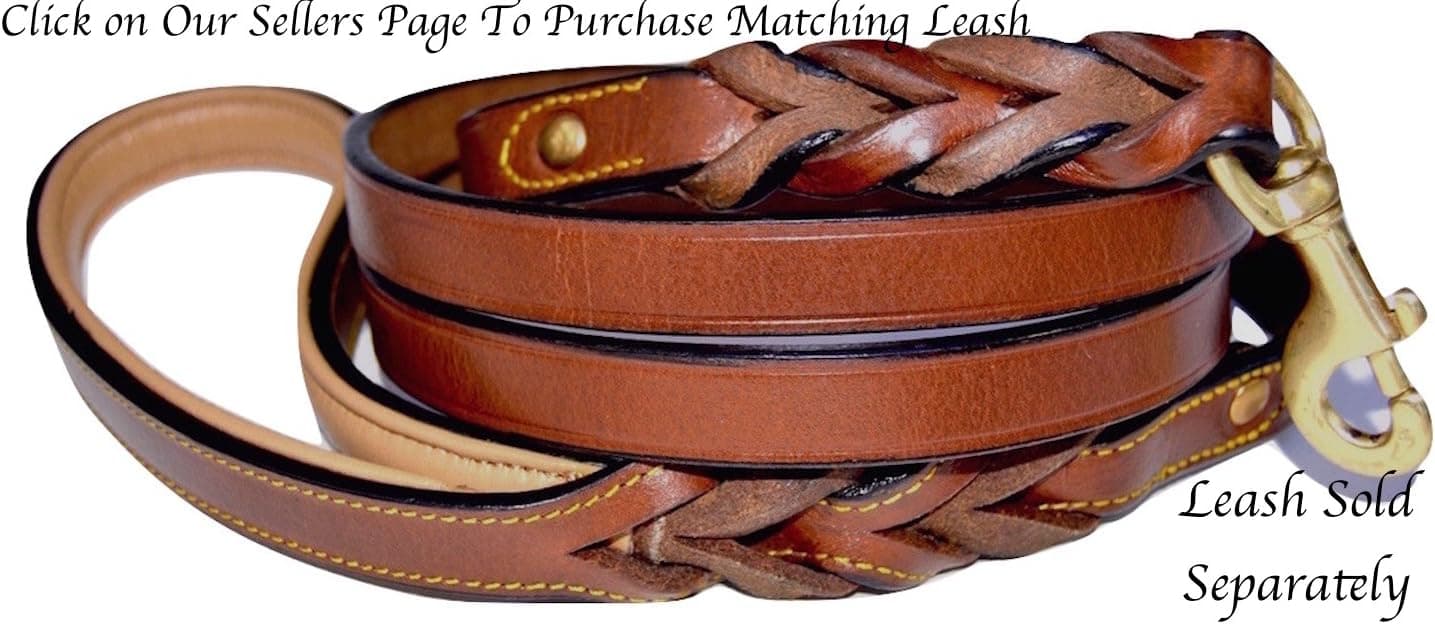 قلاده سگ مردانه Soft Touch Collars چرم اصل پدار قهوهای متوسط 50.8×2.5cm قلاده سگ مردانه Soft Touch Collars چرم اصل پدار قهوهای متوسط 50.8×2.5cm