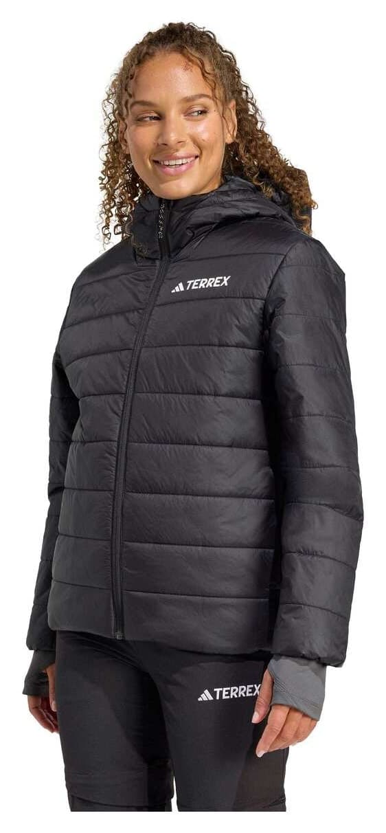 کاپشن زنانه adidas عایقدار کلاهدار مشکی مخصوص پیادهروی Terrex Multi Essentials Climawarm کاپشن زنانه adidas عایقدار کلاهدار مشکی مخصوص پیادهروی Terrex Multi Essentials Climawarm