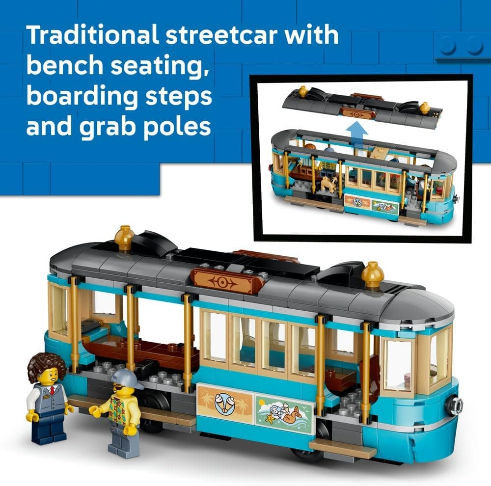 لگو سری City Classic مدل Beach Tram 60506 لگو سری City Classic مدل Beach Tram 60506