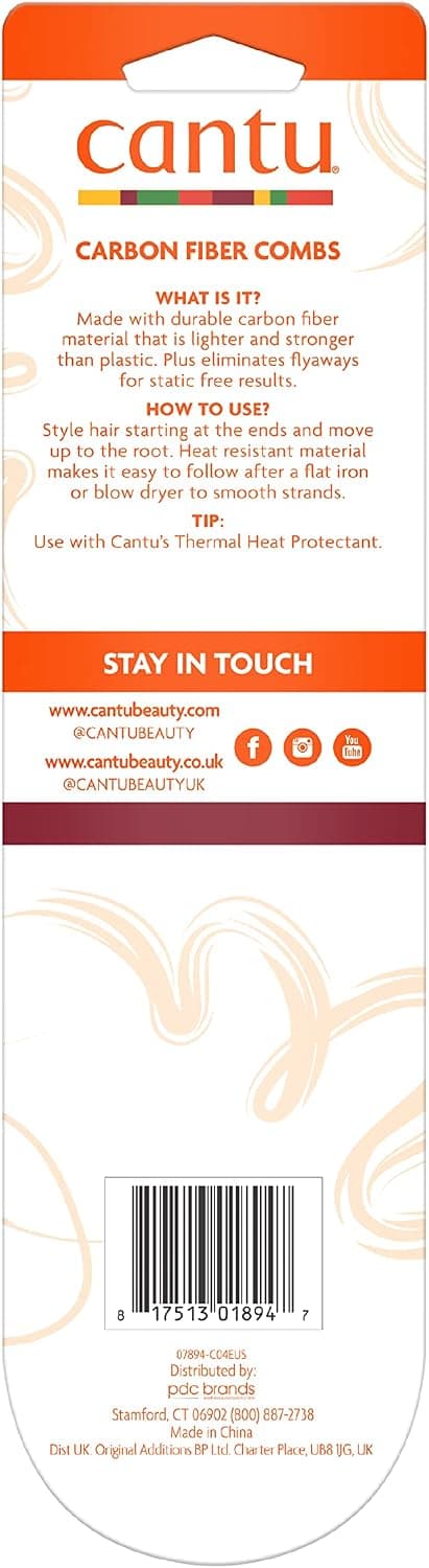 شانه Cantu استایل کربن فیبر شانه Cantu استایل کربن فیبر