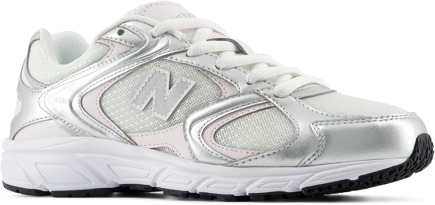 کفش New Balance مدل 408 نقرهای متالیک/صورتی سایز 37 EU کفش New Balance مدل 408 نقرهای متالیک/صورتی سایز 37 EU