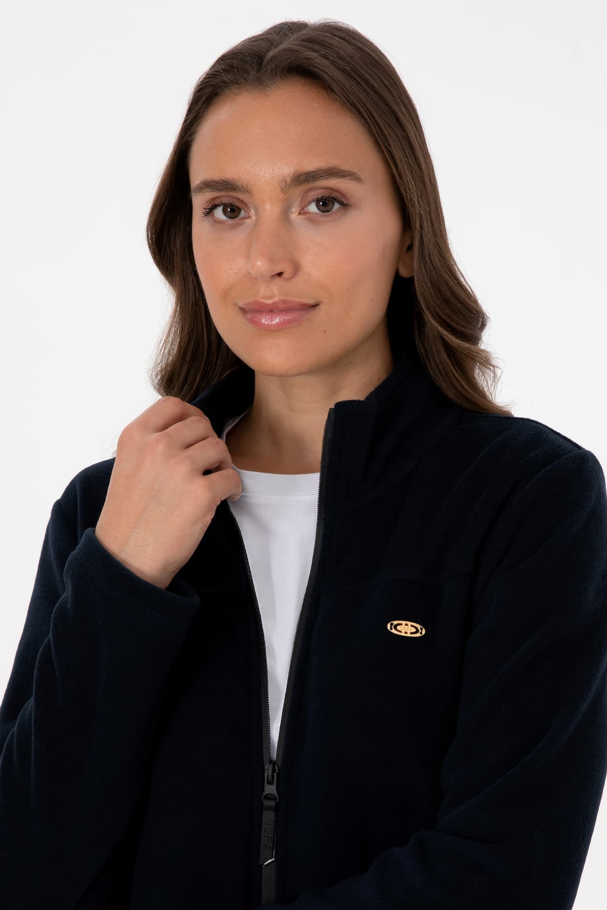 سوئیشرت پلار زنانه U.S. Polo Assn. سرمهای یقه ایستاده زیپدار مدل 50316729-VR059 سوئیشرت پلار زنانه U.S. Polo Assn. سرمهای یقه ایستاده زیپدار مدل 50316729-VR059