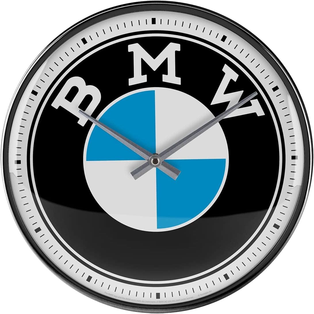 ساعت دیواری Nostalgic-Art رترو با لوگوی BMW طرح وینتیج 31 cm ساعت دیواری Nostalgic-Art رترو با لوگوی BMW طرح وینتیج 31 cm