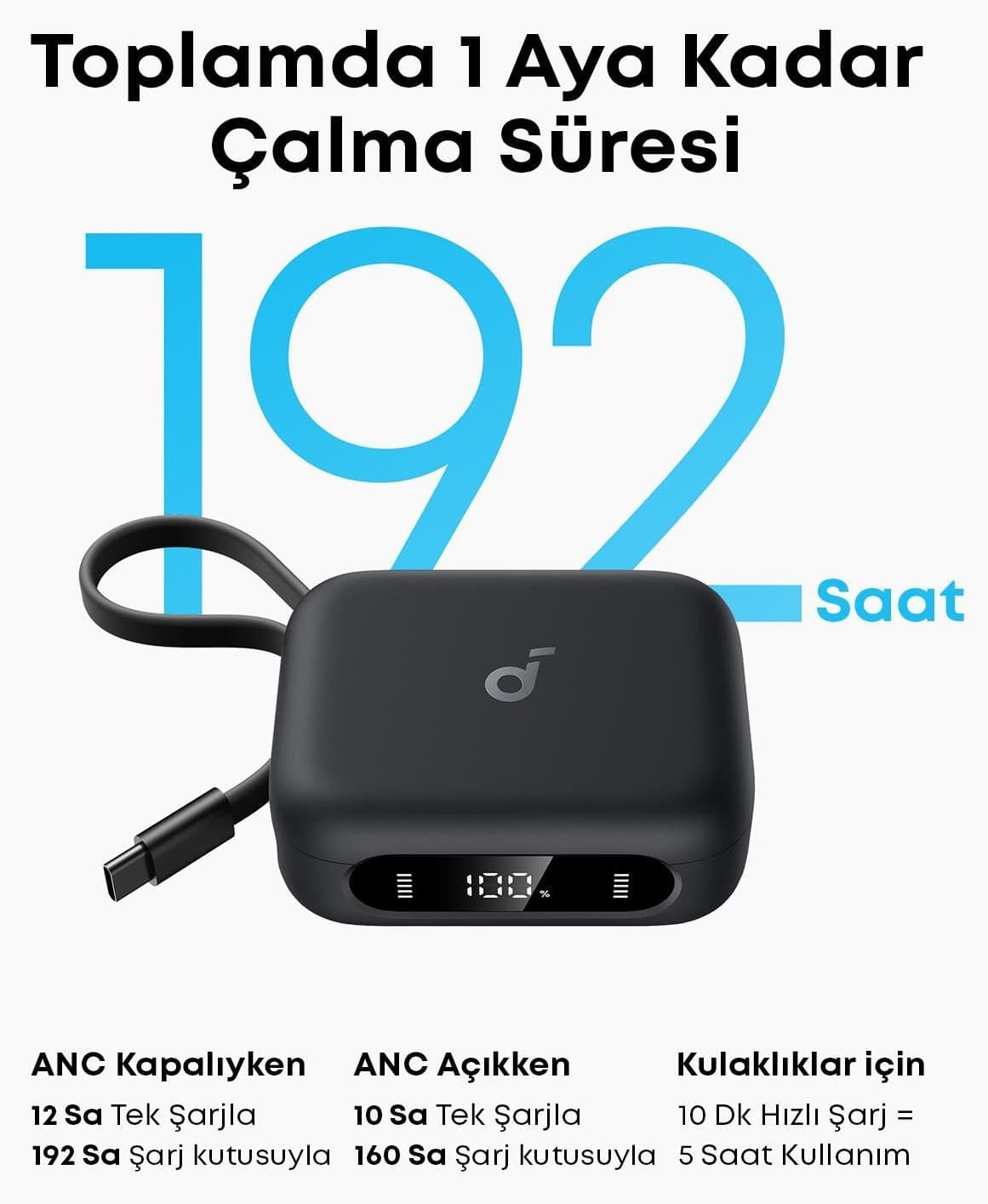 هدفون بیسیم Anker Soundcore P41i با پاوربانک داخلی مشکی مدل A3937 هدفون بیسیم Anker Soundcore P41i با پاوربانک داخلی مشکی مدل A3937