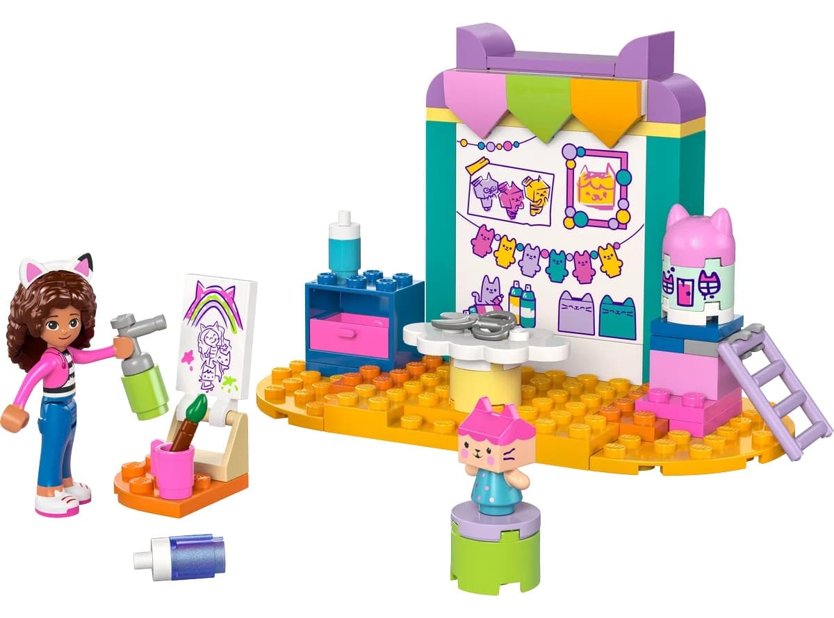 لگو Gabby's Dollhouse گربه کارتنی و هنرهای دستی 60 قطعه مدل 10795 لگو Gabby's Dollhouse گربه کارتنی و هنرهای دستی 60 قطعه مدل 10795
