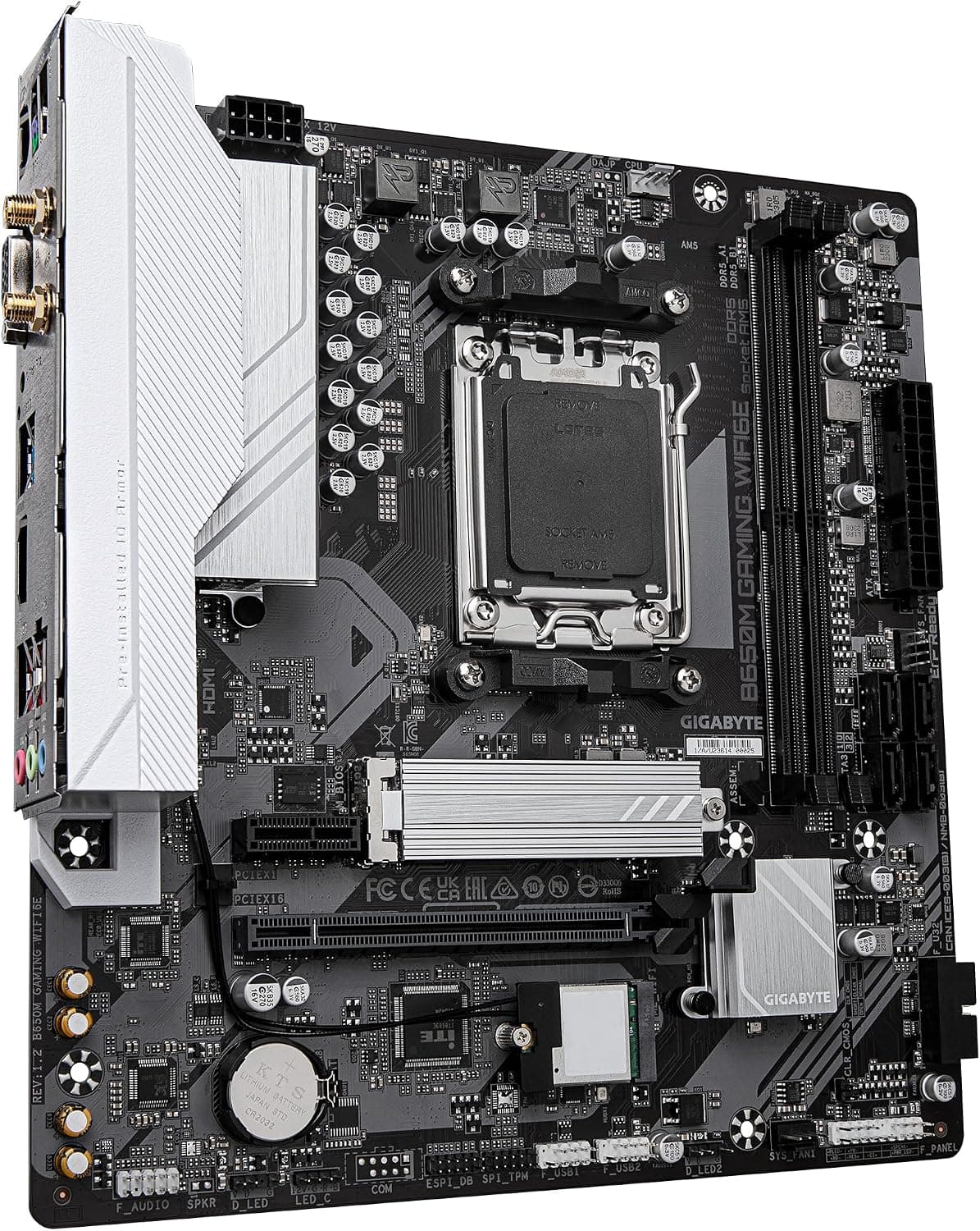 مادربرد Gigabyte مدل B650M GAMING WIFI6E برای پردازندههای AMD Ryzen 9000 مادربرد Gigabyte مدل B650M GAMING WIFI6E برای پردازندههای AMD Ryzen 9000