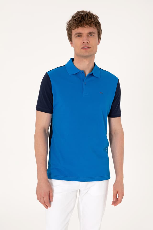 تیشرت مردانه U.S. Polo Assn. فیت معمولی سرمهای یقه پولو مدل 50306790-VR033 تیشرت مردانه U.S. Polo Assn. فیت معمولی سرمهای یقه پولو مدل 50306790-VR033