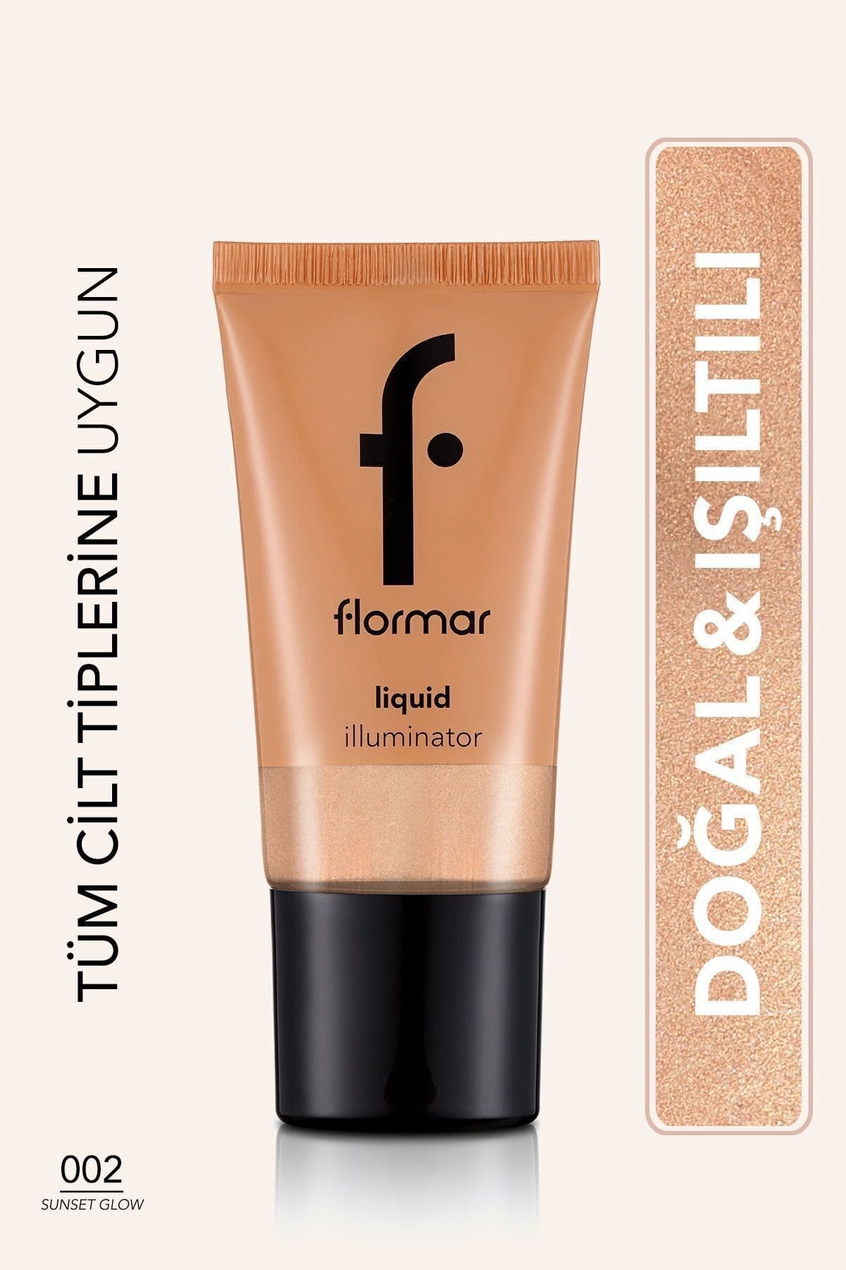 بیس آرایش روشنکننده Flormar با درخشش طبیعی تُن متوسط Liquid Illuminator-002 بیس آرایش روشنکننده Flormar با درخشش طبیعی تُن متوسط Liquid Illuminator-002