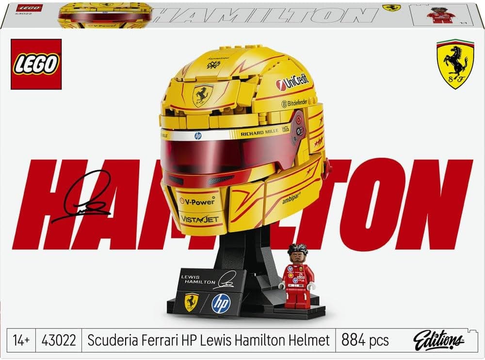 لگو Editions Scuderia Ferrari HP Lewis Hamilton کلاه ایمنی مدل 43022 لگو Editions Scuderia Ferrari HP Lewis Hamilton کلاه ایمنی مدل 43022