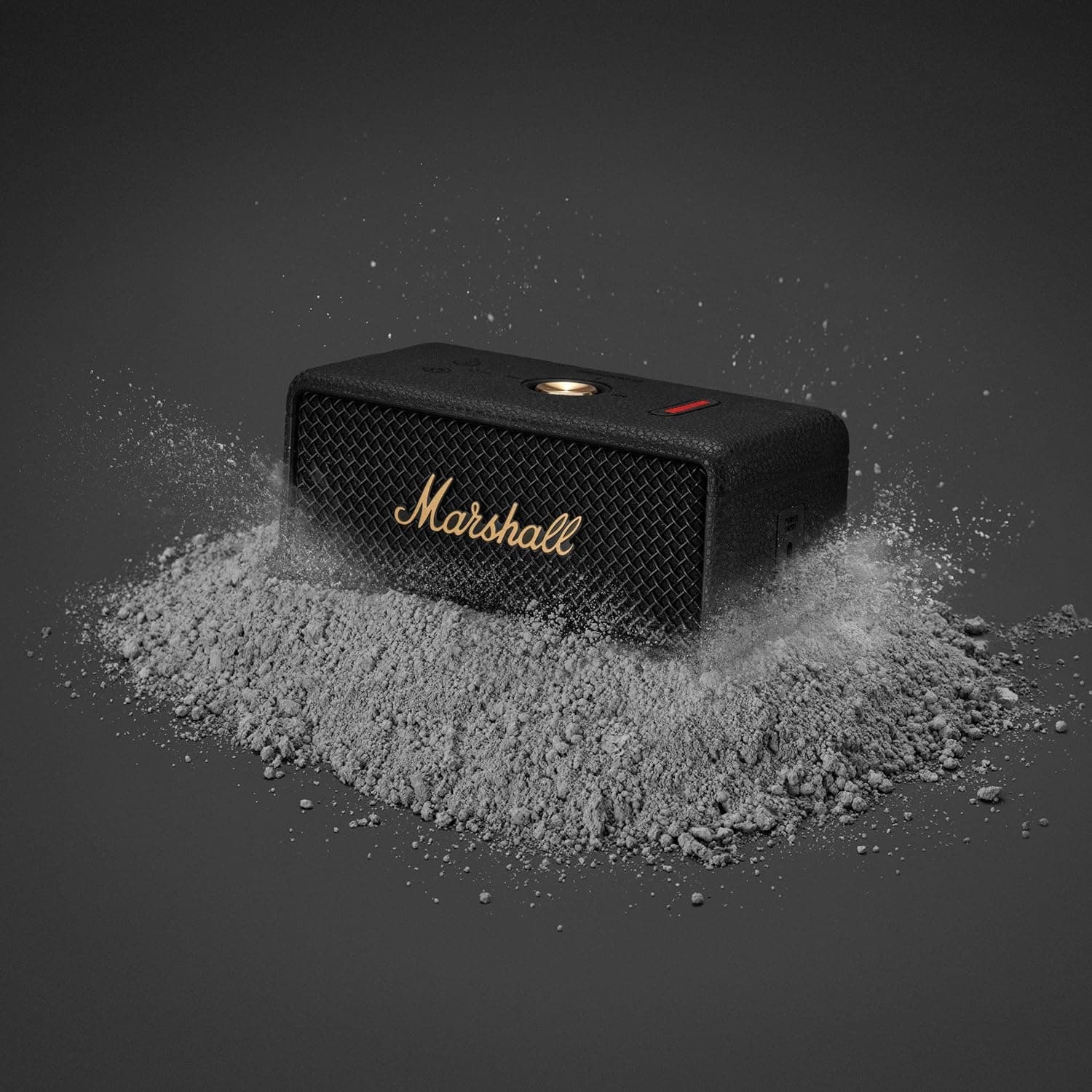 اسپیکر بلوتوثی Marshall مشکی و برنجی مدل Emberton III اسپیکر بلوتوثی Marshall مشکی و برنجی مدل Emberton III