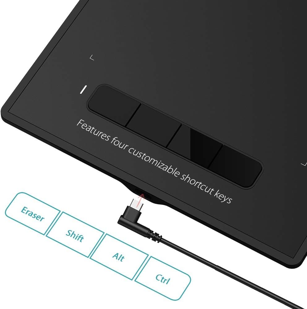تبلت گرافیکی XP-Pen با قلم بدون باتری 9x6 inch مدل G960S تبلت گرافیکی XP-Pen با قلم بدون باتری 9x6 inch مدل G960S