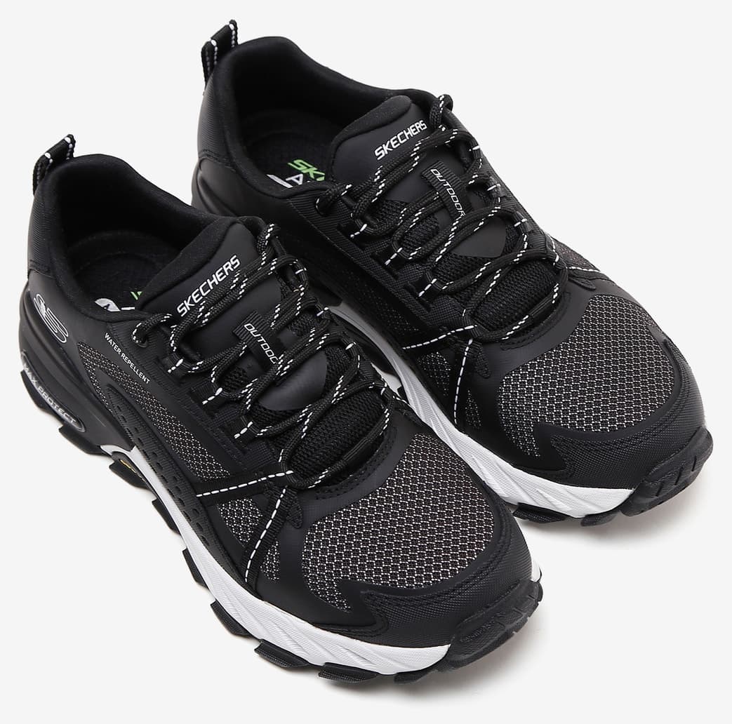 کفش مردانه Skechers Max Protect Outdoor مشکی مدل 237303 BKW کفش مردانه Skechers Max Protect Outdoor مشکی مدل 237303 BKW