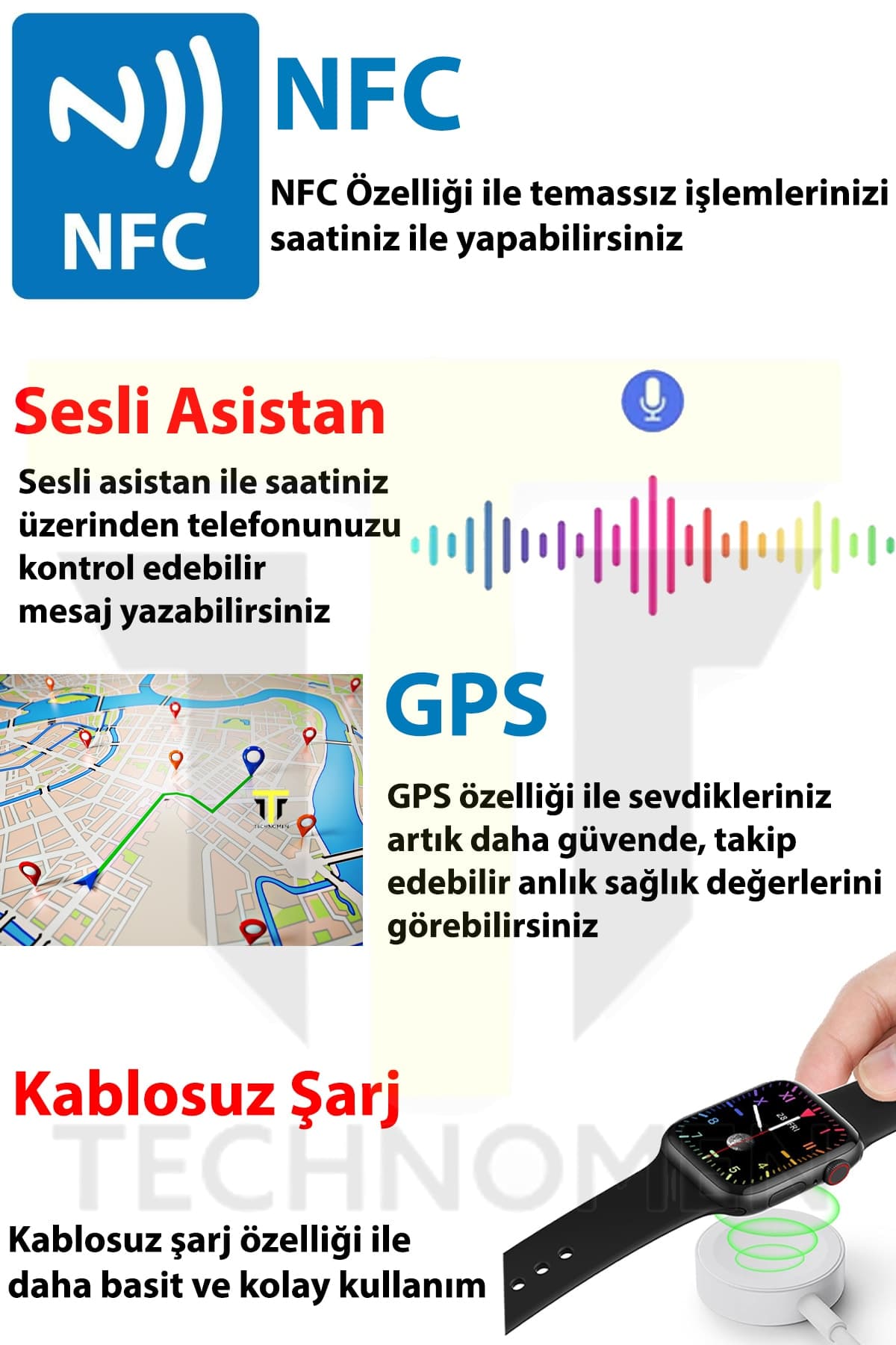 ساعت هوشمند TECHNOMEN با NFC، Siri، GPS، Bluetooth و قابلیت تماس مدل 7 Dt Max Plus ساعت هوشمند TECHNOMEN با NFC، Siri، GPS، Bluetooth و قابلیت تماس مدل 7 Dt Max Plus